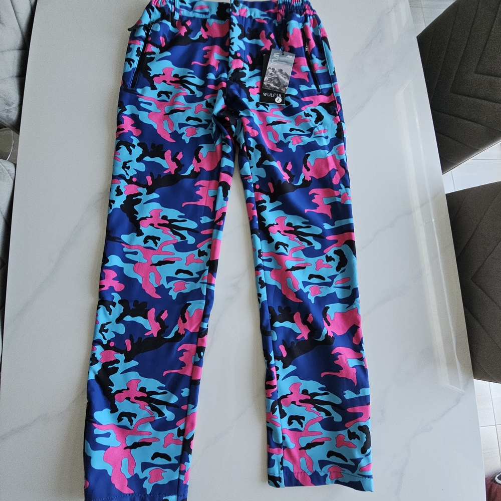 Colorful Camouflage Snowboard Pants
